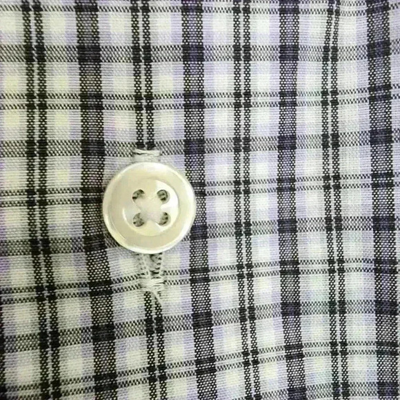 Egara Men's Long Sleeve Button Down Shirt 2XLT Gray Lavender Casual Office Fall - Picture 7 of 10